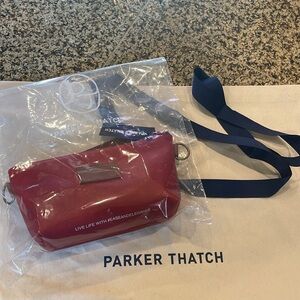 Parker Thatch Heritage “Broken-In” leather red bag NWT